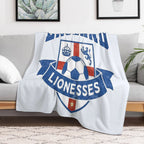 England Lionesses Football Badge (#04) All-season Throw Blanket