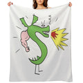 Trogdor Cute Dragon Homestar Runner Versatility Throw Blanket