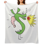 Trogdor Cute Dragon Homestar Runner Versatility Throw Blanket
