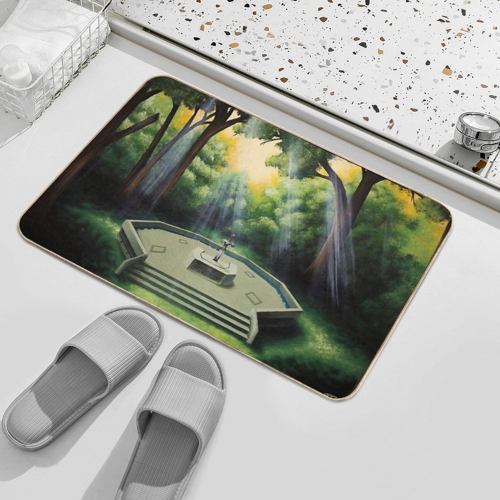 Pedestal of Time  Slip-Resistant Bath Mat