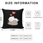 Peach Goma Soft Multiple Sizes Throw Pillow