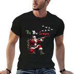 Christmas Santa Claus Duck Hunting Men Women Duck Hunter  Breathable T-Shirt