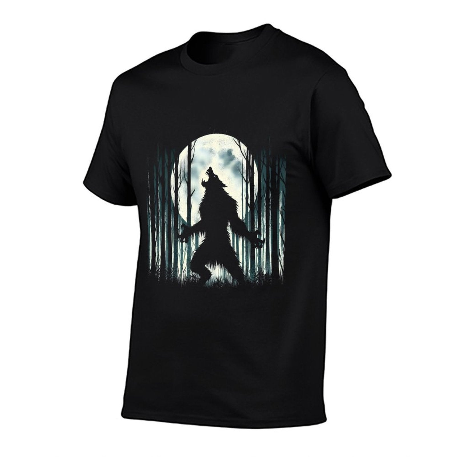 Werewolf Howling At Full Moon - Alpha Wolf Meme Literally Me  Affordable Price T-Shirt