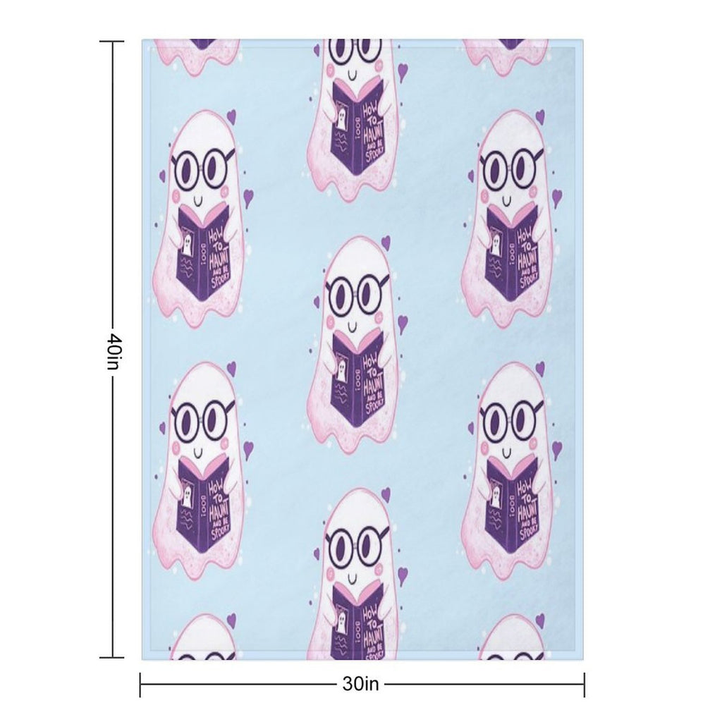 How to Haunt Ghost Wrinkle-free Throw Blanket