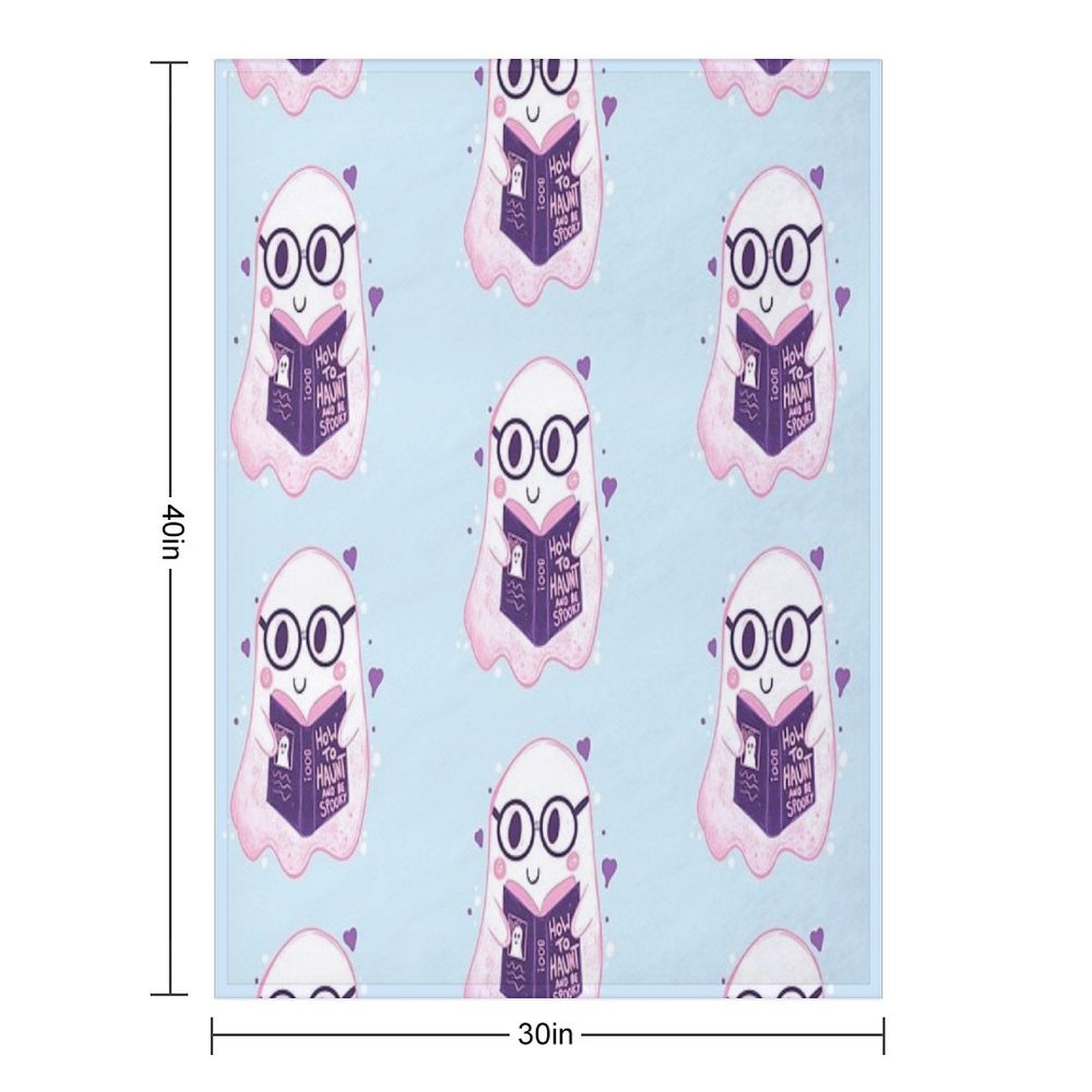 How to Haunt Ghost Wrinkle-free Throw Blanket