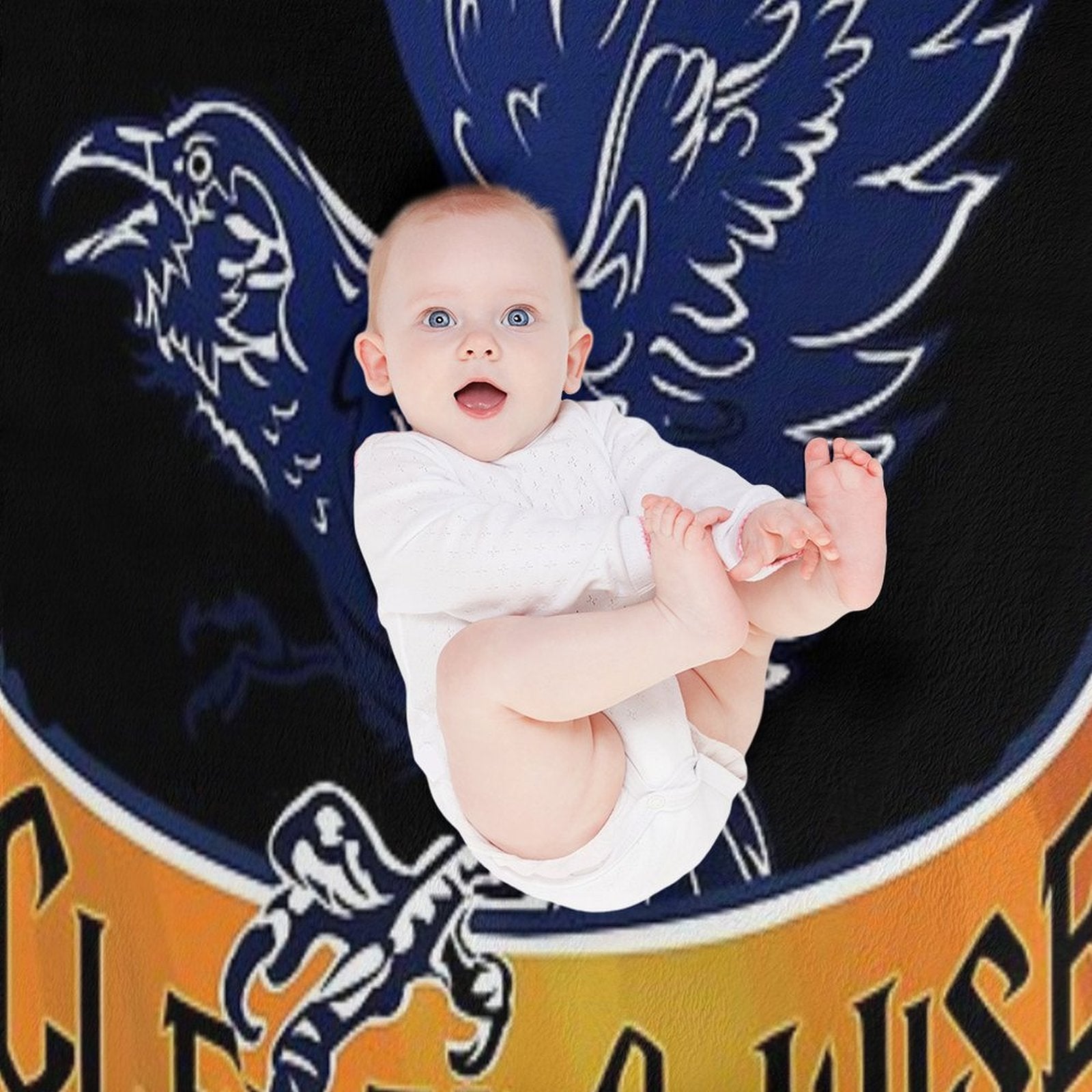 Raven, Clever And Wise Claw Premium Throw Blanket