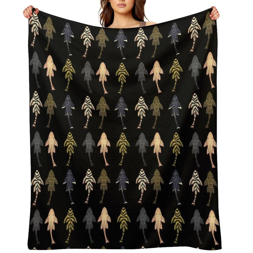 Plecos Sustainable Throw Blanket