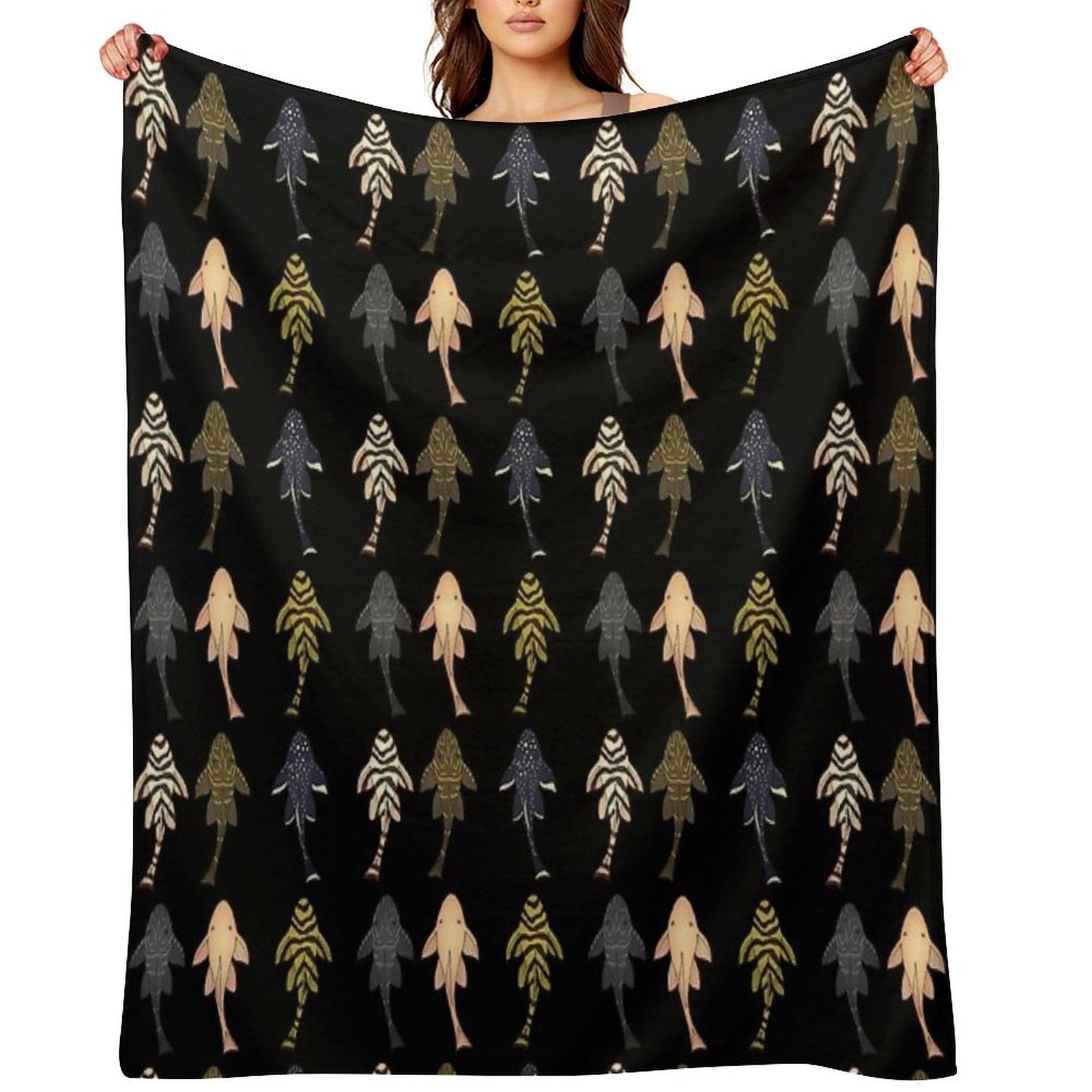 Plecos Sustainable Throw Blanket
