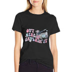 Retro Groovy Flower Medication Aide Out Here Crushin It LPN  Trendy Pattern T-Shirt