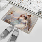 Die Drei Grazien (The Three Graces) by Edouard Bisson Remastered Xzendor7 Classical Art Old Masters Reproductions  High-Traffic Bath Mat