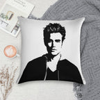 Paul Wesley Felt Soft Bedroom Essential Throw Pillow