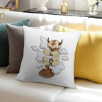Appa with Clouds Soft Bedroom Essential Throw Pillow