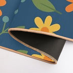 Flowers And Plants  High-Traffic Bath Mat
