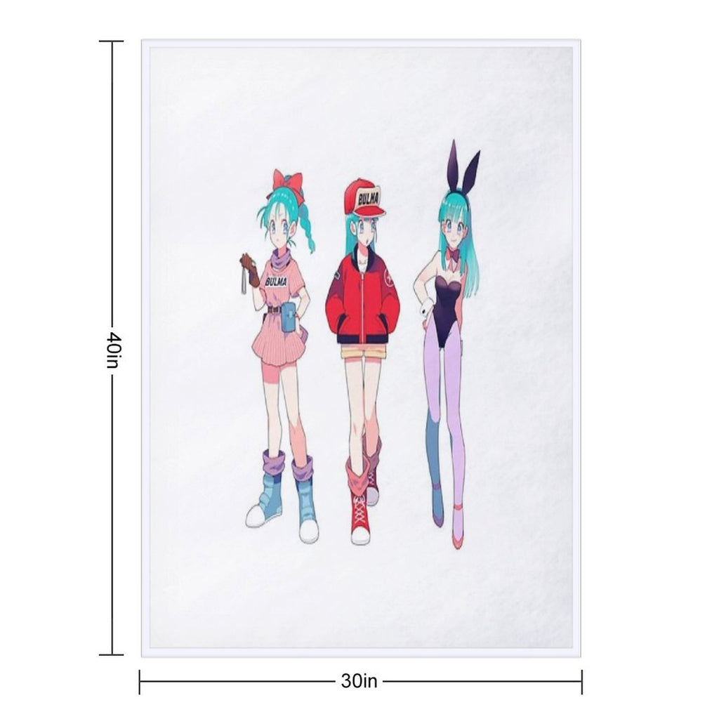 Bulma Girls Eco-conscious Throw Blanket