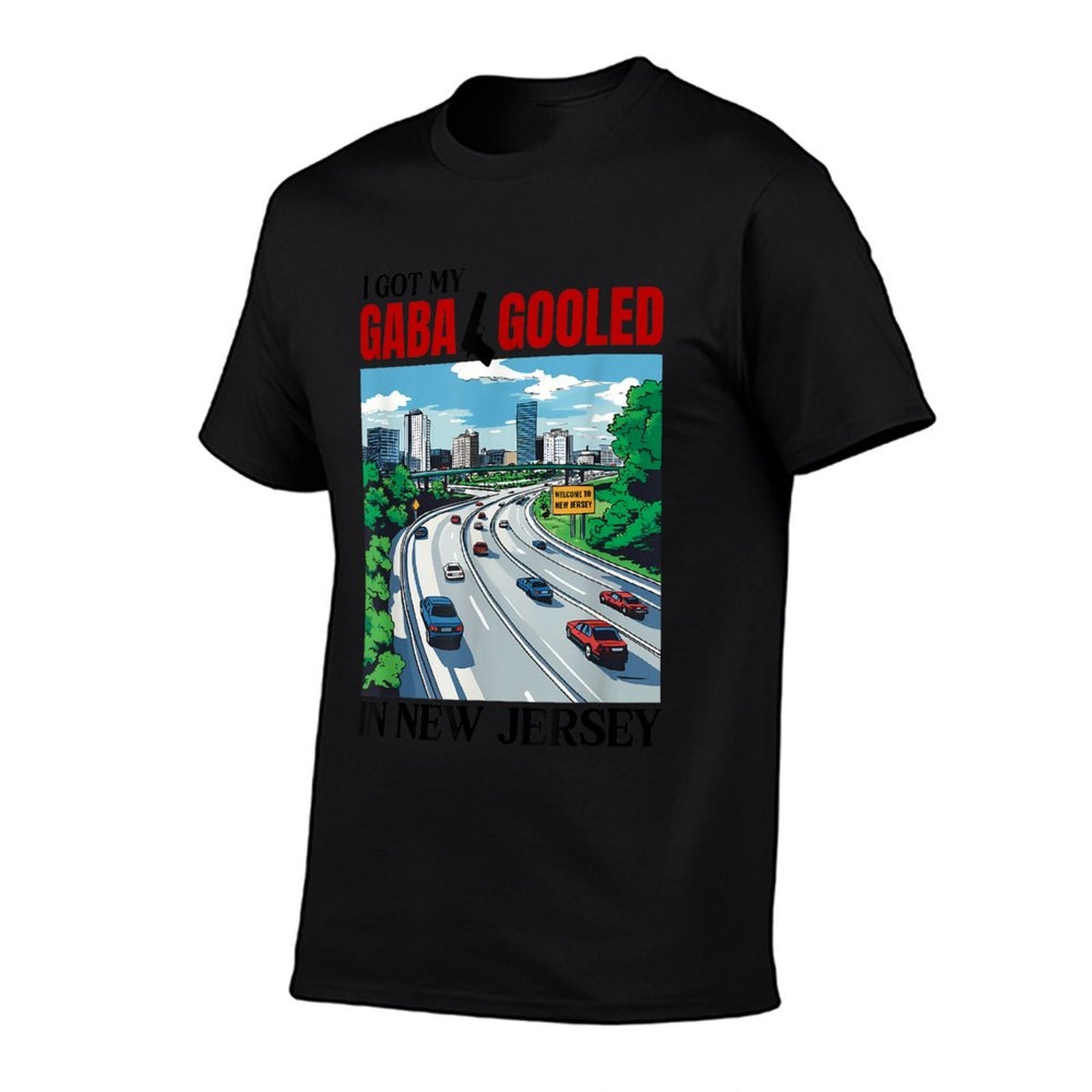 I Got My Gaba Gooled In New Jersey Funny Italian Gabagool  Slim-fit Cut T-Shirt