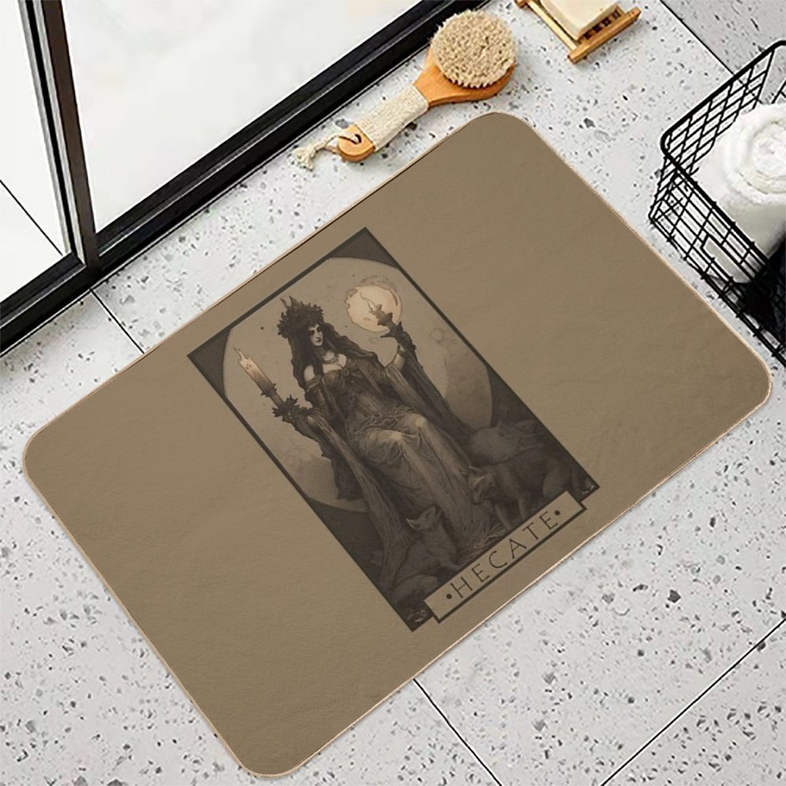 Hecate Goddess  Versatile Bath Mat