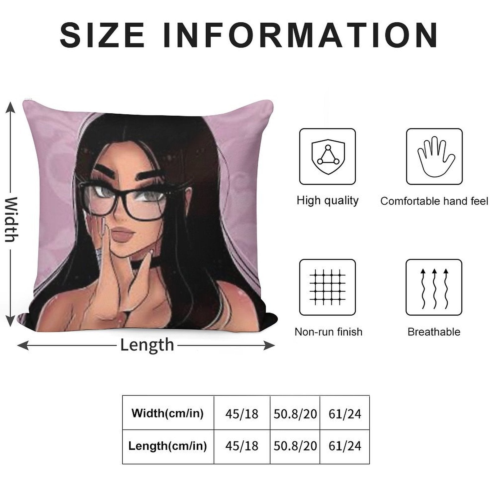 SSSniperwolf Soft Anti-Pilling Throw Pillow