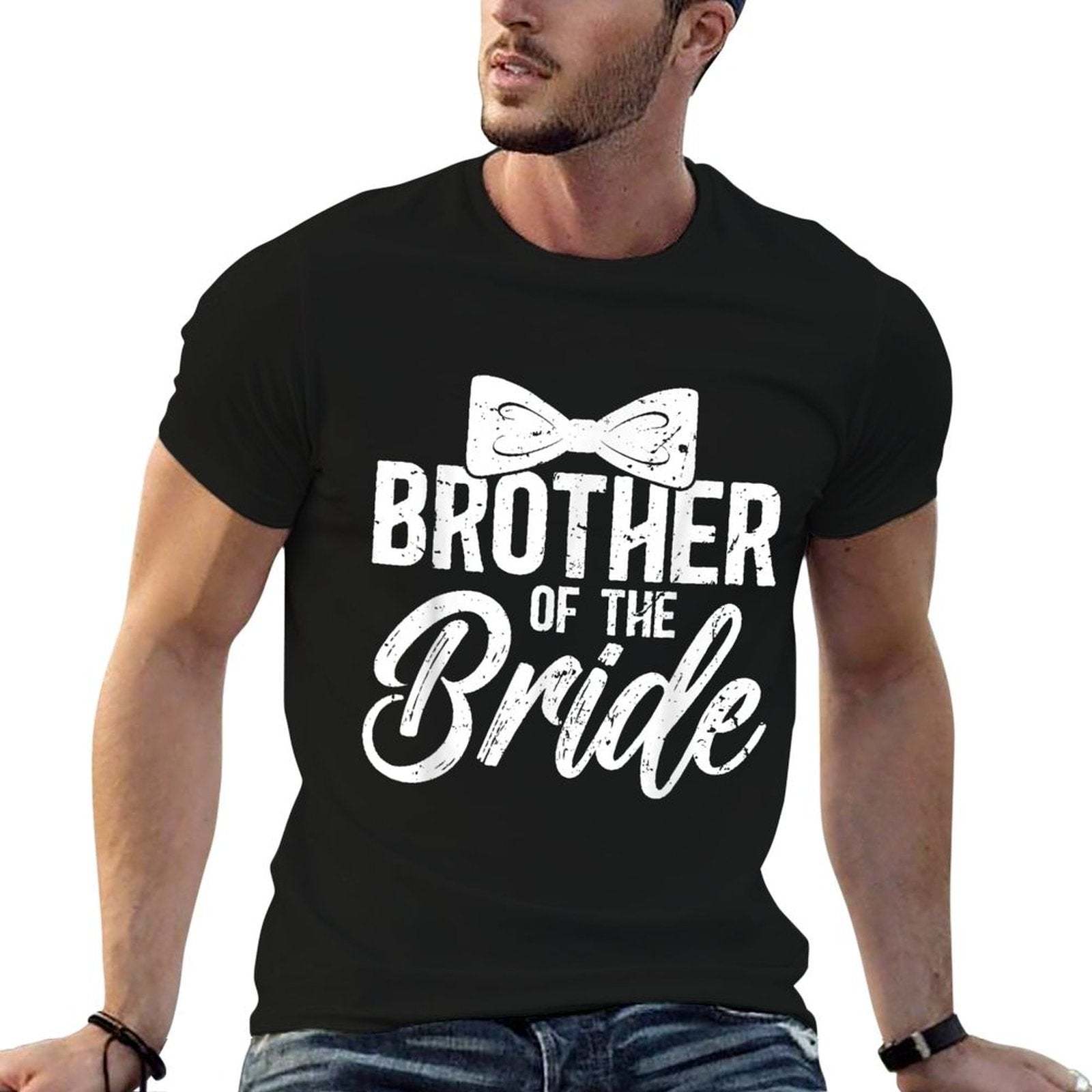 Brother Of The Bride Brother Brides Brother  Rolled Sleeves T-Shirt