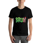 Bruh Christmas Kidsns Boys Funny Christmas Humor Meme  Oversized Silhouette T-Shirt