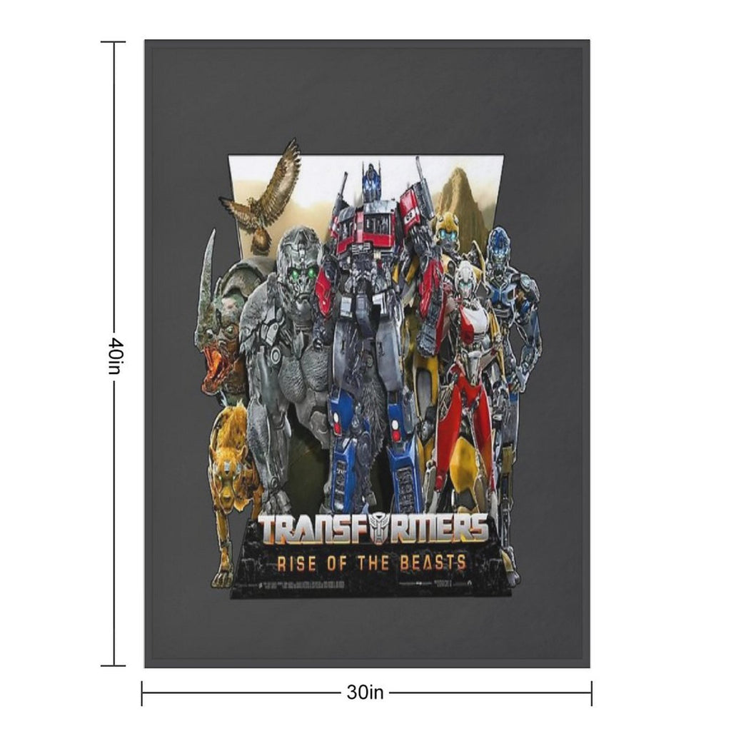 Transformers Rise of The Beasts Anti-pilling Throw Blanket