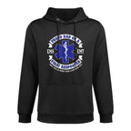 Proud Dad First Responder EMS EMT Novelty Graphic Apparel Versatile Streetwear Hoodie