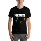 Fortnite Logo Lures White  Graphic-printed T-Shirt