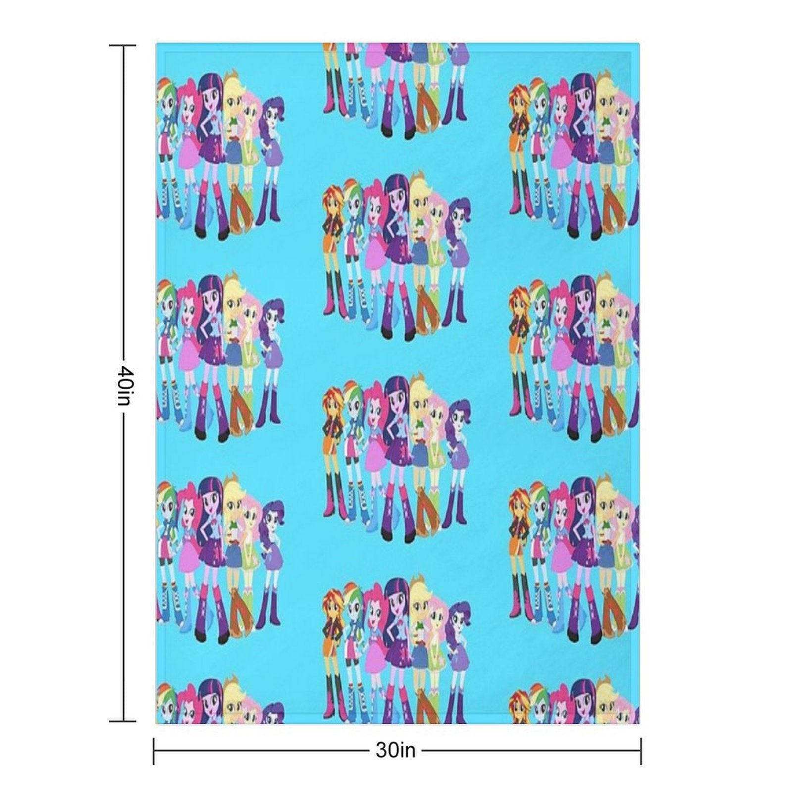 Squad of Friendship (Princess Twilight Ver.) Plush Throw Blanket