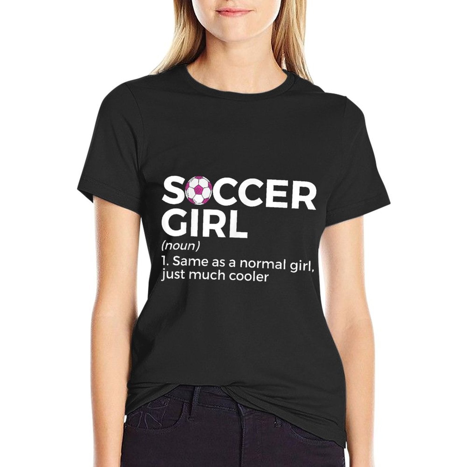 Soccer Girl Definition  Odor-resistant T-Shirt