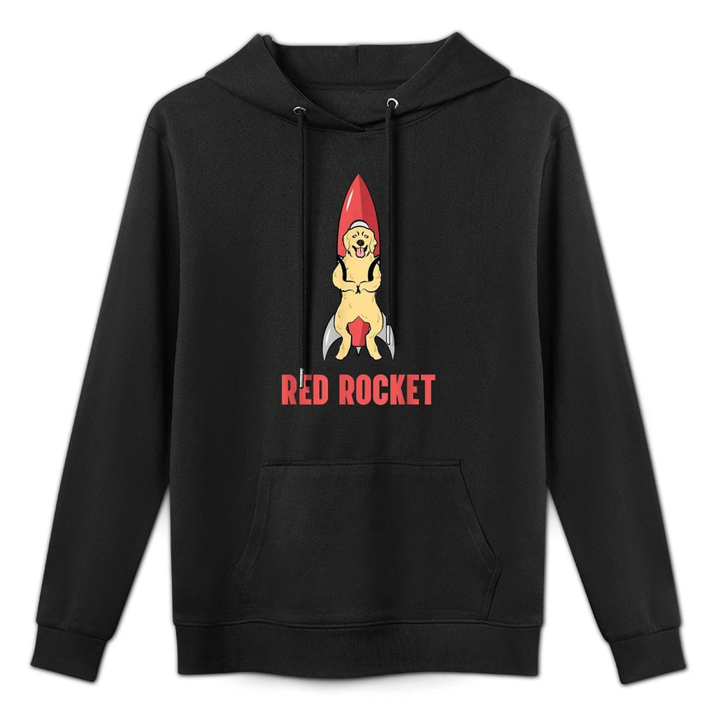 Red Rocket Dog Funny Dank Meme Memes Men Women Casual Wear Hoodie