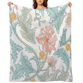 Rococo Botanical Wrinkle-free Throw Blanket