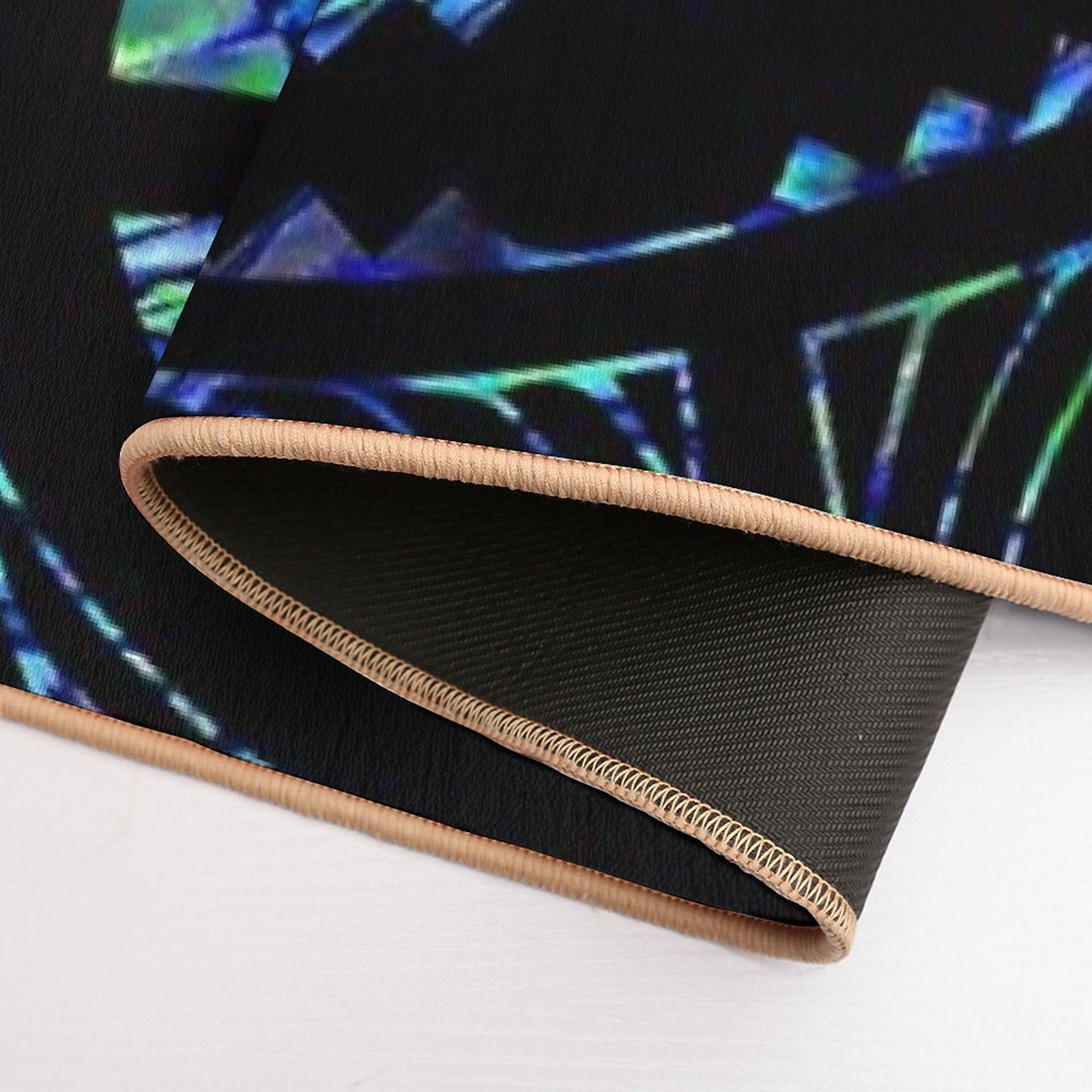 New Zealand Māori Paua Tattoo Koru Design  Versatile Bath Mat