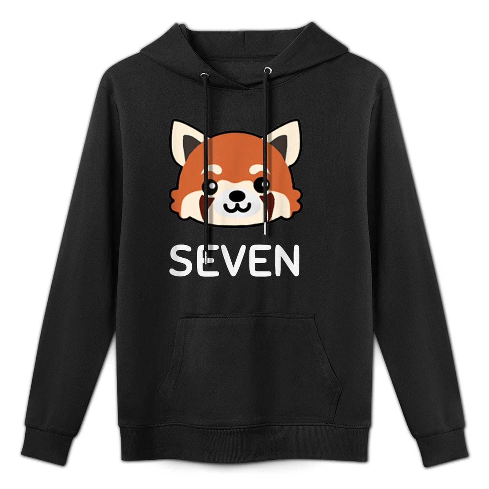 Red Panda Birthday, Seven Year Old Kid Birthday Gift Medium-Weight Fabric Hoodie