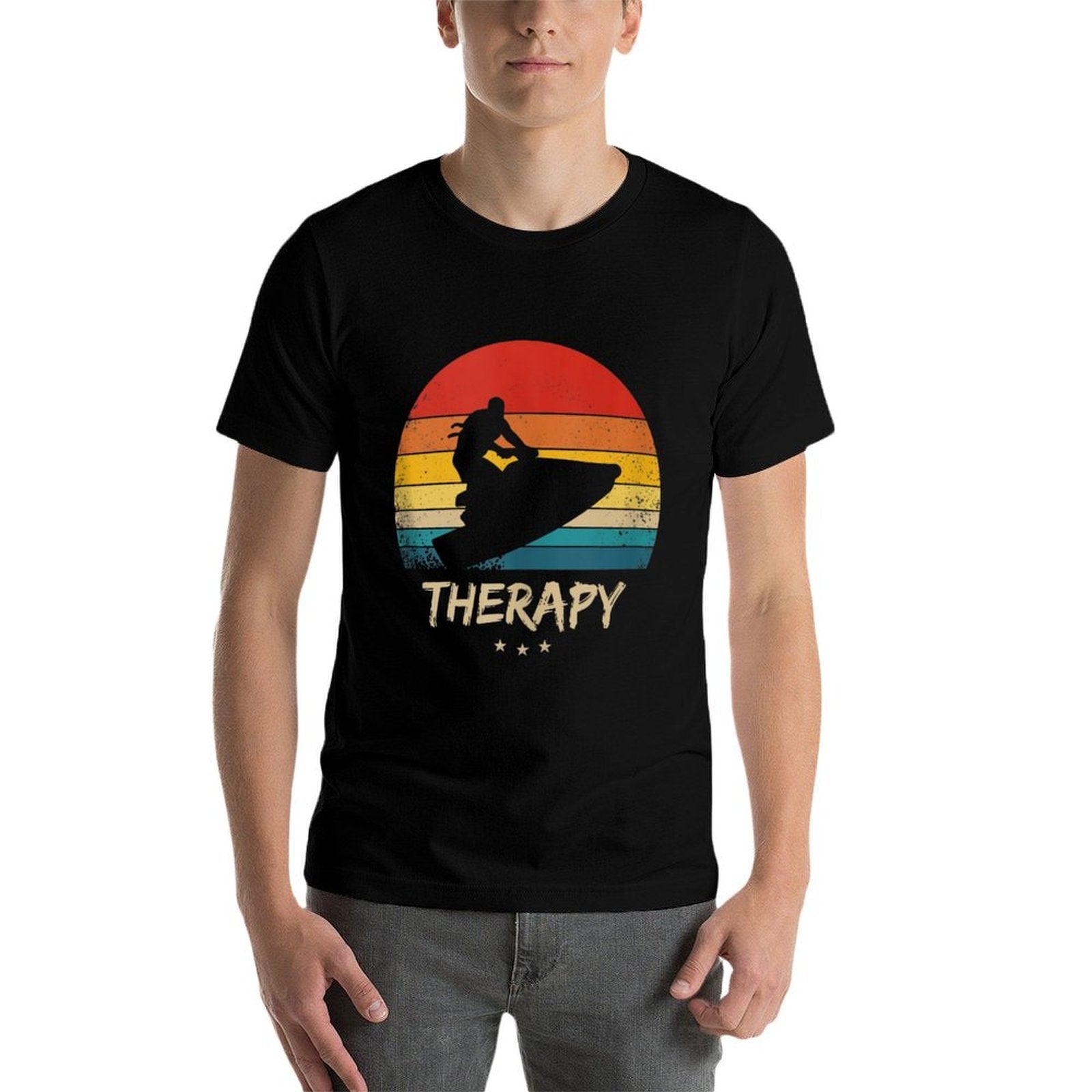 Jet Ski - Funny Jetski Therapy  Moisture-wicking T-Shirt