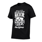 Funny Slot Machine Beer Casino Las Vegas Gambling Gambler Comfortable T-Shirt