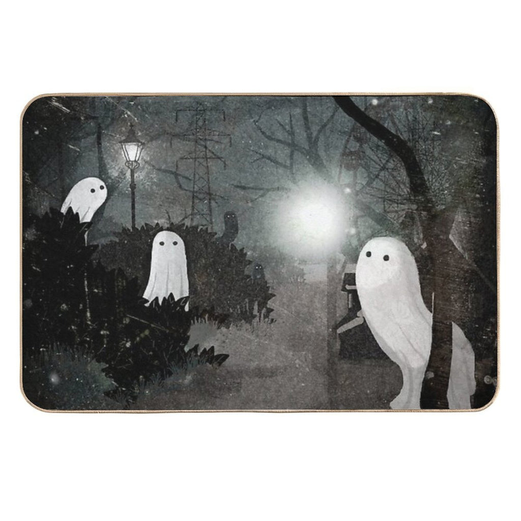 Twilight Ghosts  Rapid-Drying Bath Mat