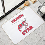 Prawn Star Patty  Repositionable Bath Mat