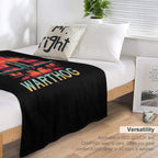 A-10 Warthog – Retro Jet Fighter Sunset Art Eco-conscious Throw Blanket