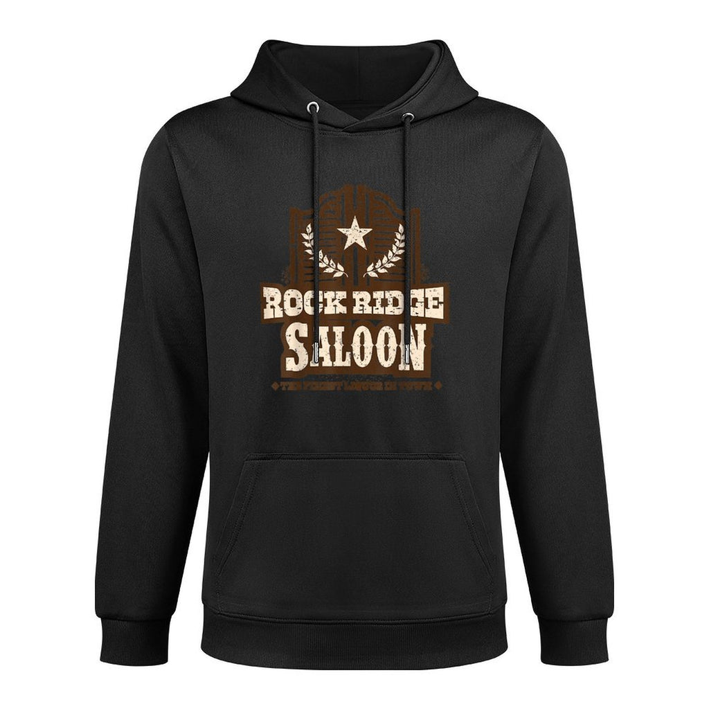 Vintage Rock Ridge Saloon Versatile Streetwear Hoodie