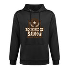 Vintage Rock Ridge Saloon Versatile Streetwear Hoodie