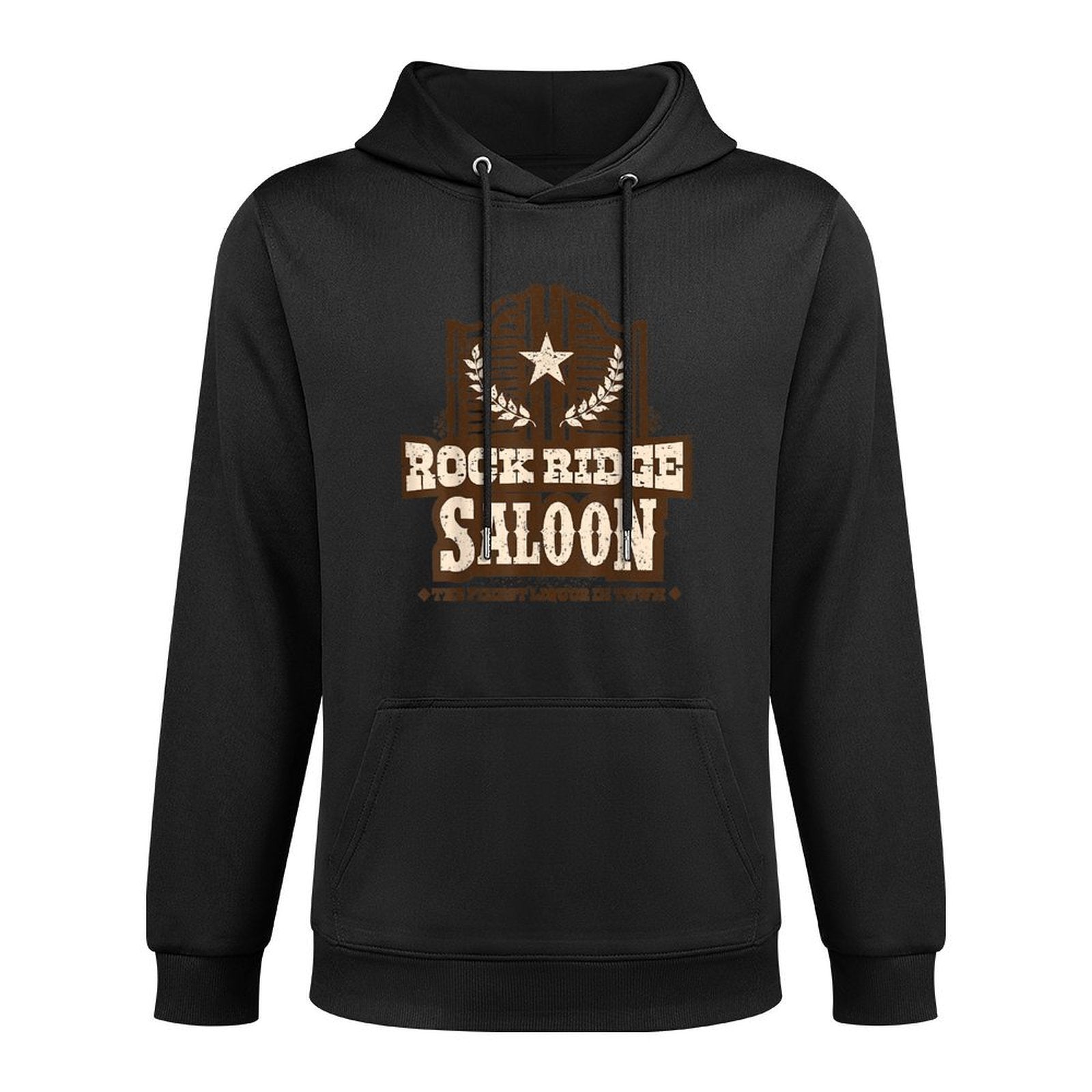Vintage Rock Ridge Saloon Versatile Streetwear Hoodie
