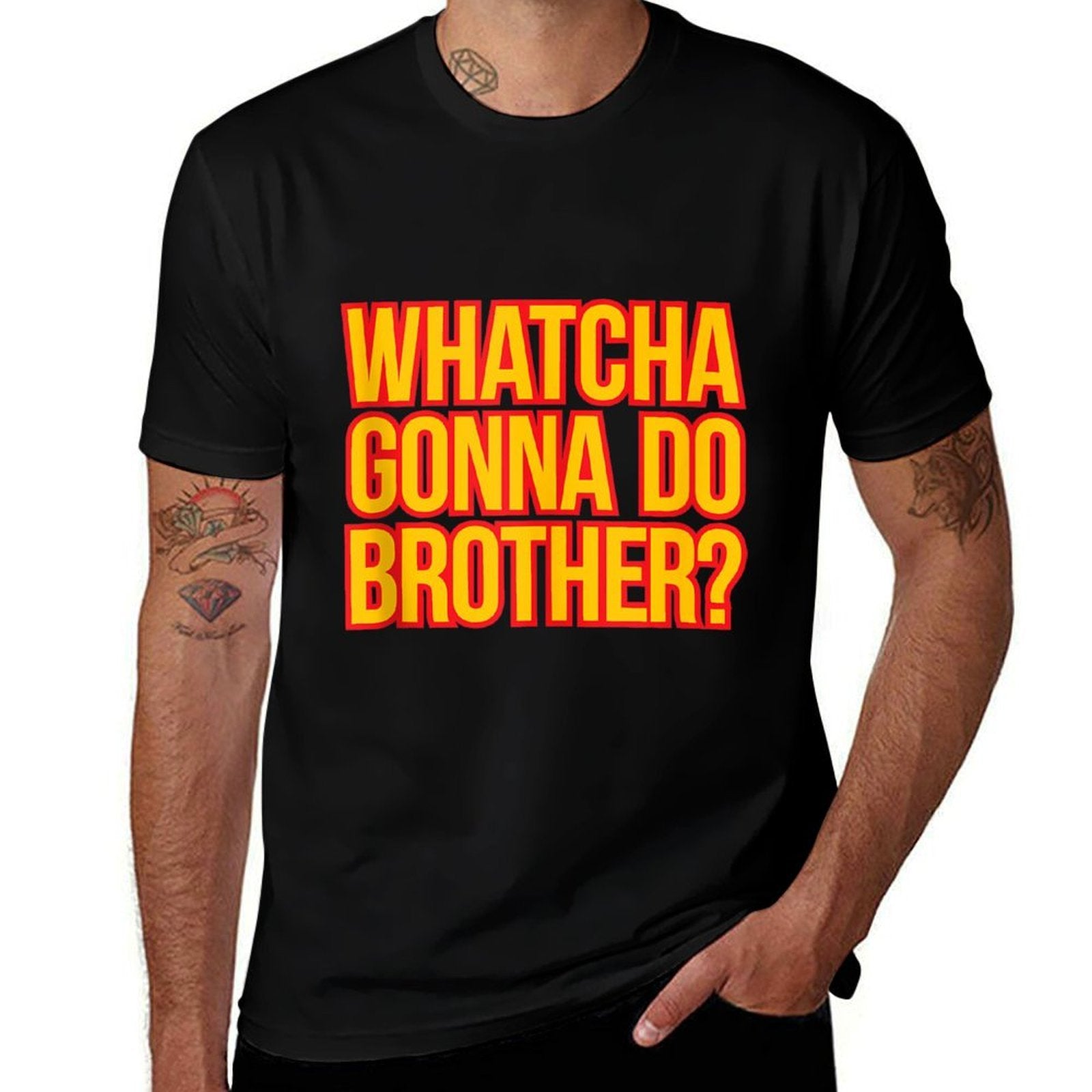 WHATCHA GONNA DO BROTHER - 80s Wrestling Fan Hell Yeah Bro  Soft T-Shirt