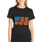 Hot Dog American Patriotic BBQ USA Funny 4th of July  Lightweight T-Shirt