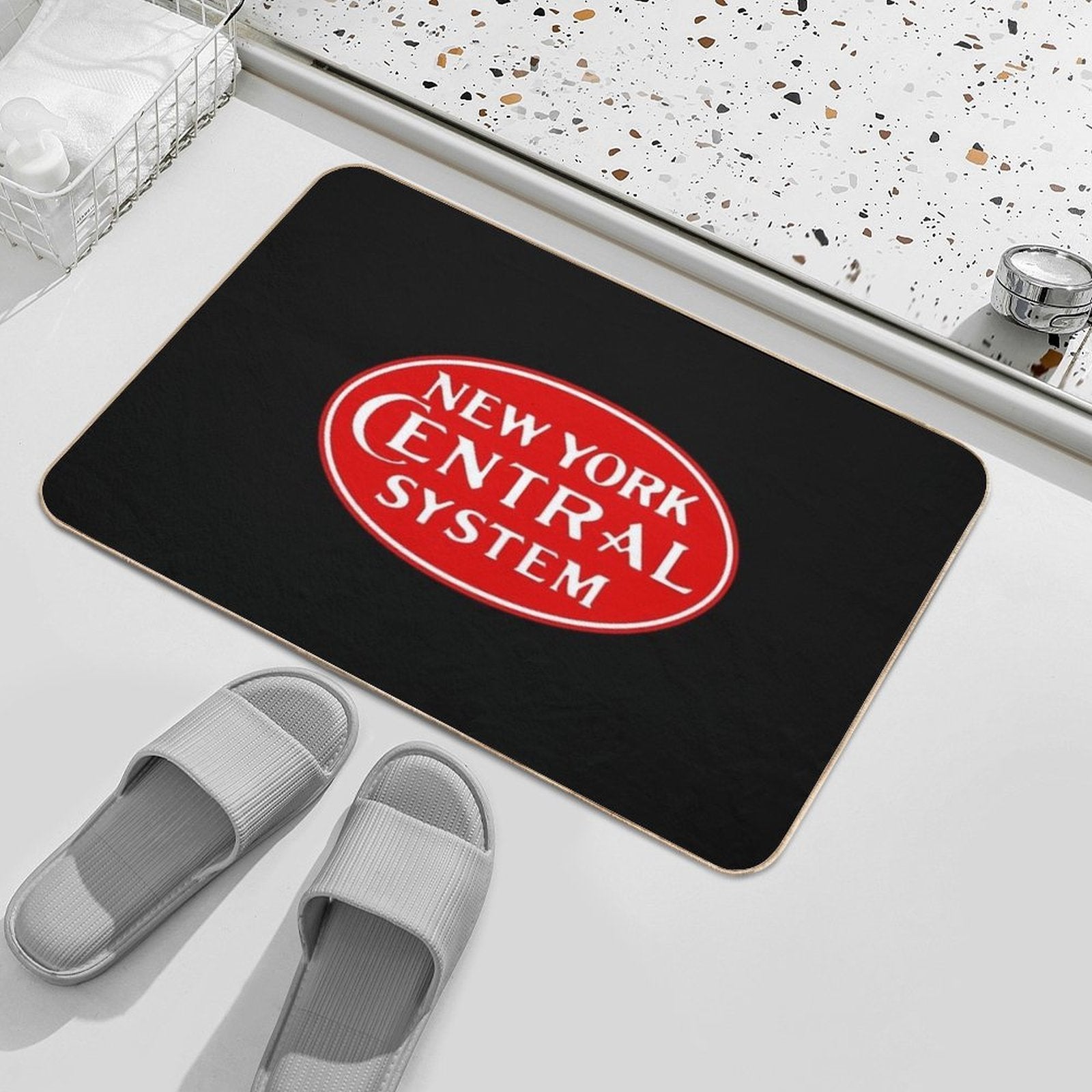 Vintage New York Central Railroad System  Long-Lasting Bath Mat