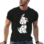 Cute Dalmatian Puppy Dog Can Hear You Men Women Girls Kids  Trendy Pattern T-Shirt