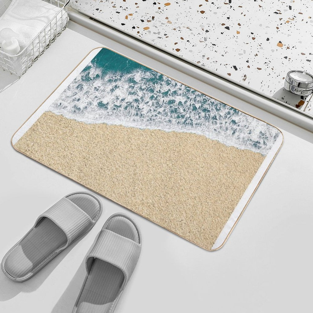 Summer Beach  Dirt-Trapping Bath Mat