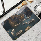 Halong Bay Vietnam Just before Sunset  Odorless Bath Mat