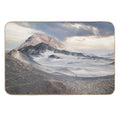Rainbow Mountain (胭脂山),  Qinghai, China  Fade-Resistant Bath Mat