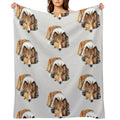 Rough Collie All-season Throw Blanket