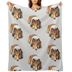 Rough Collie All-season Throw Blanket