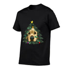 Golden-Retriever-Puppy in Christmas Tree  Lightweight T-Shirt